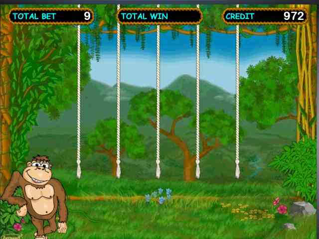 Бонусная игра в игровом автомате Crazy Monkey